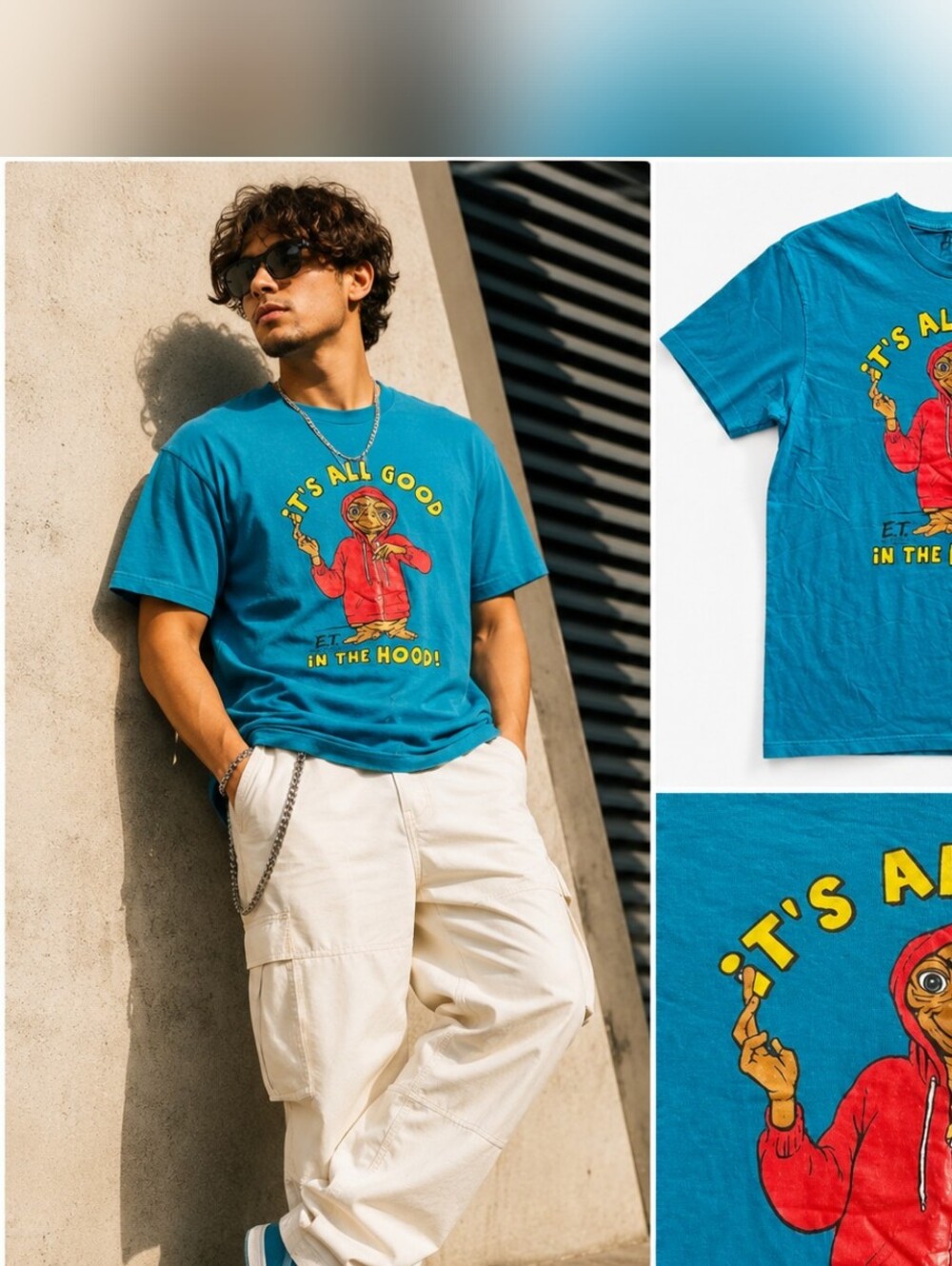 E.T. The Extraterrestrial Large T-Shirt.